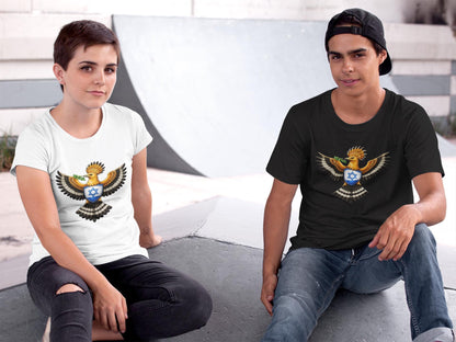 Israel Hoopoe Bird Shirt, Israeli National Bird T-Shirt, Israel Flag Crest, Wildlife Gift, Israeli Heritage Design
