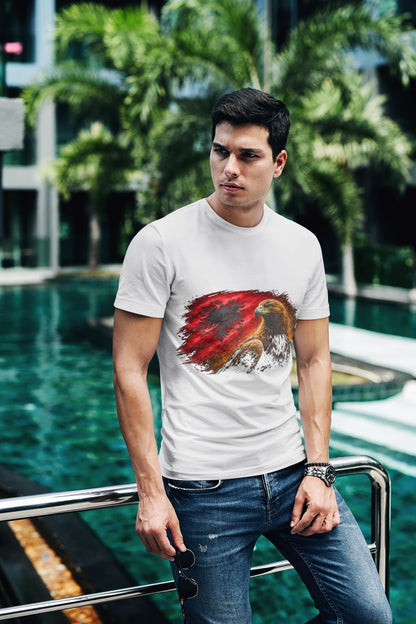 Albania Flag Golden Eagle Shirt | Albanian Patriotic Eagle Heritage Independence Design