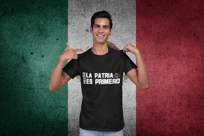 La Patria Es Primero Motto – Mexico Pride Spanish Quote Design