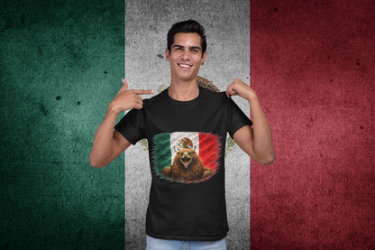 Mexico Eagle Flag Design – Mexican Pride Vintage Grunge Style