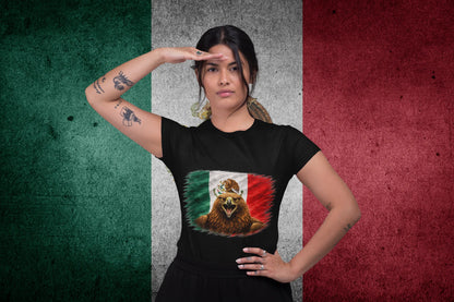 Mexico Eagle Flag Design – Mexican Pride Vintage Grunge Style
