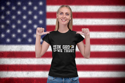 USA In God We Trust T-Shirt – Patriotic American Eagle Tee | Freedom & USA Pride Shirt