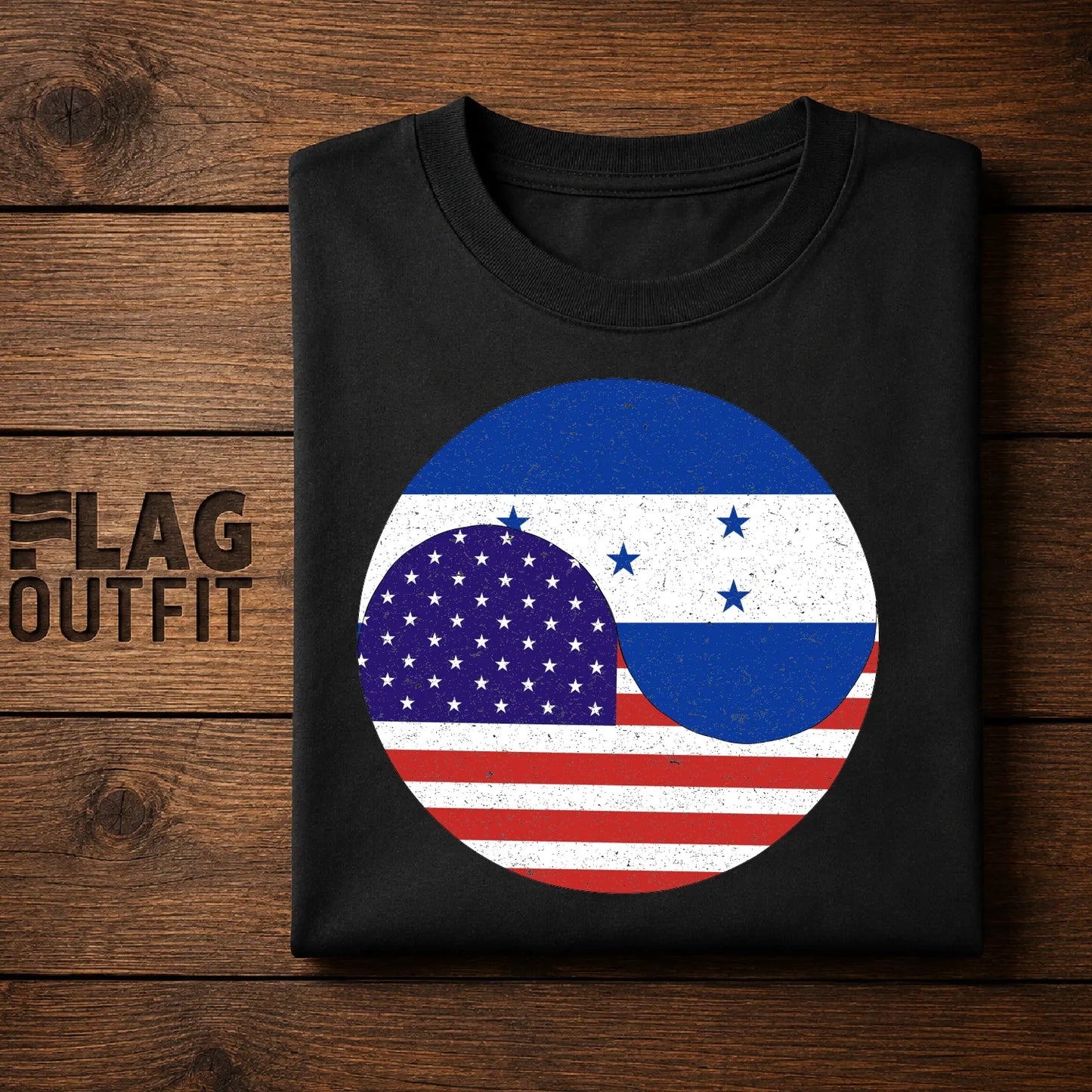 USA Honduras Friendship Shirt | American Honduran Flag Heritage Tee