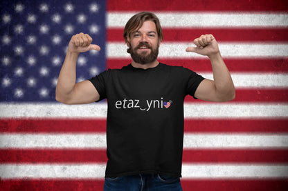 Phonetic USA T-Shirt 🇺🇸 | “Made in USA” Dictionary Style (etaz_yni) Minimal Design
