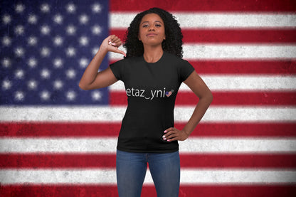 Phonetic USA T-Shirt 🇺🇸 | “Made in USA” Dictionary Style (etaz_yni) Minimal Design